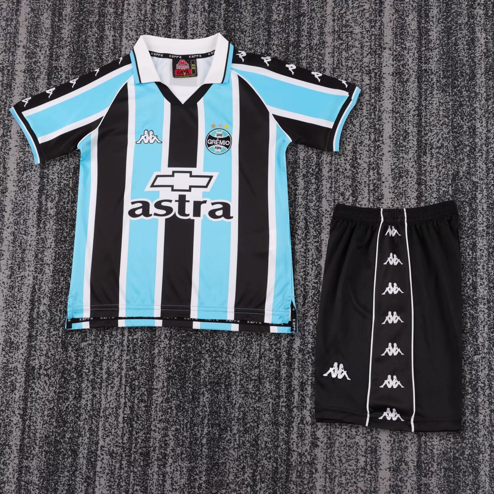 Kids-Gremio 2000 Home Soccer Jersey